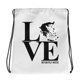 "LOVE" Drawstring bag