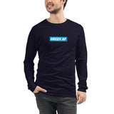 "Greek AF" Long Sleeve Tee