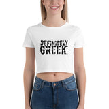 "definitelyGREEK" Crop Top