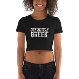 "definitelyGREEK" Crop Top
