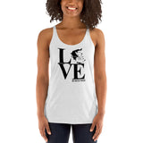 LOVE Ladies Racerback Tank