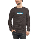 "Greek AF" Long Sleeve Tee