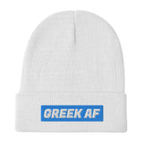 "Greek AF" Beanie