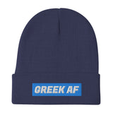 "Greek AF" Beanie