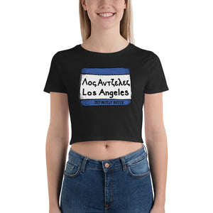 "Los Angeles" Crop Top